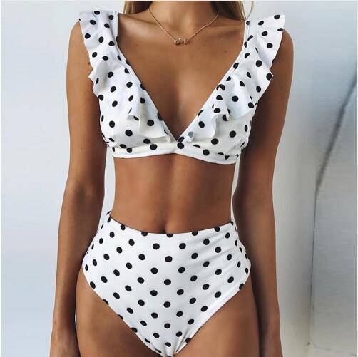 Bikini Set High Waist Bikini Polka Dot Biquinis Summer Beach Wear
