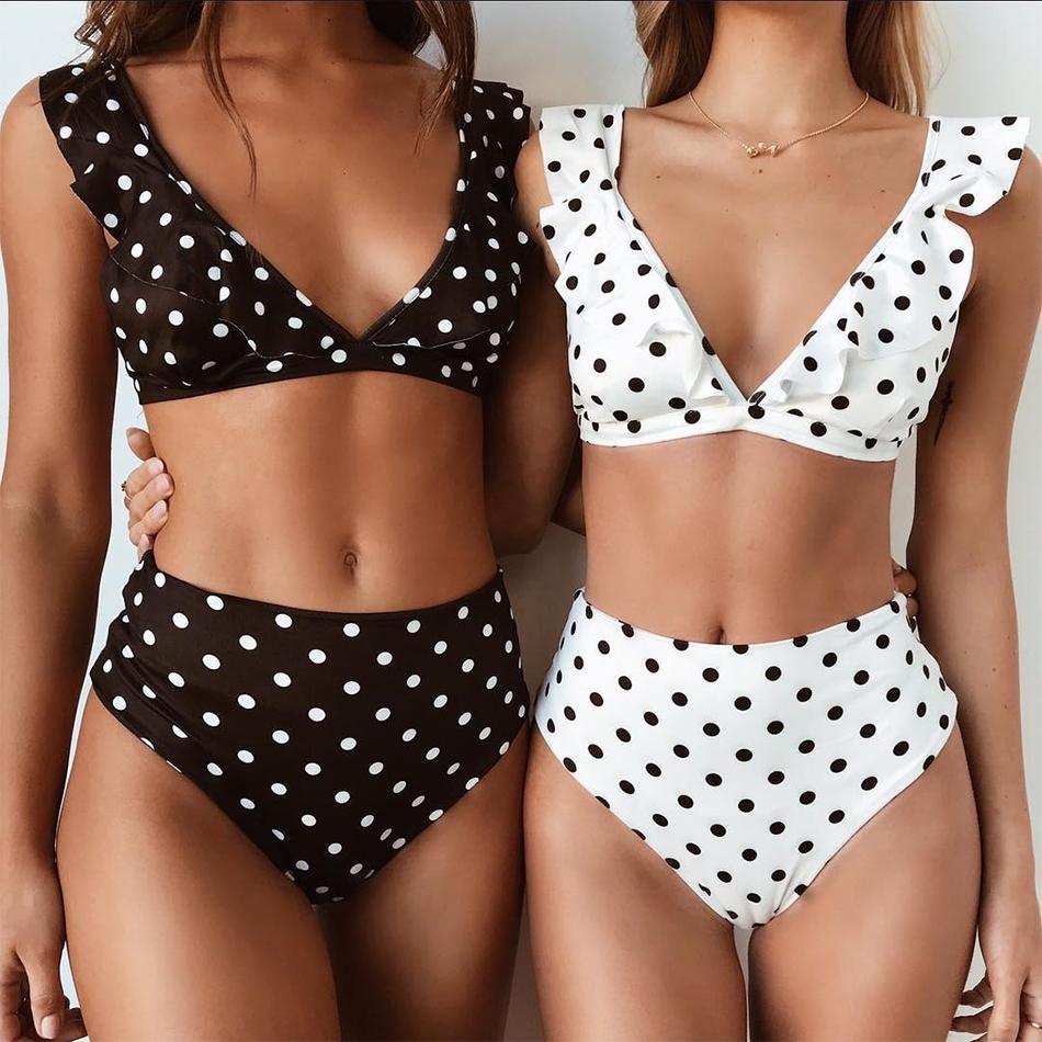Bikini Set High Waist Bikini Polka Dot Biquinis Summer Beach Wear