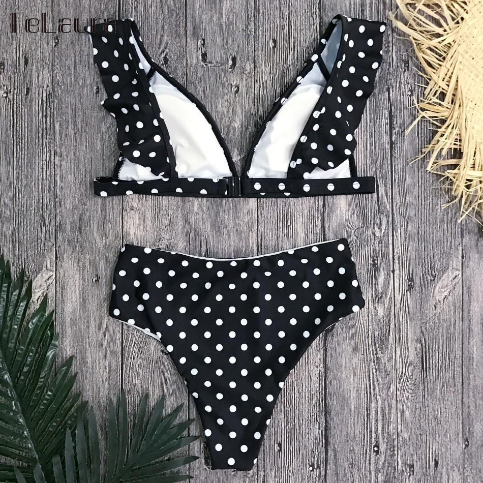 Bikini Set High Waist Bikini Polka Dot Biquinis Summer Beach Wear