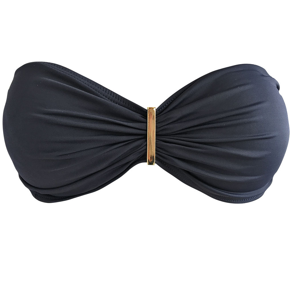 Brigitte Dani Bandeau Bikini - Black