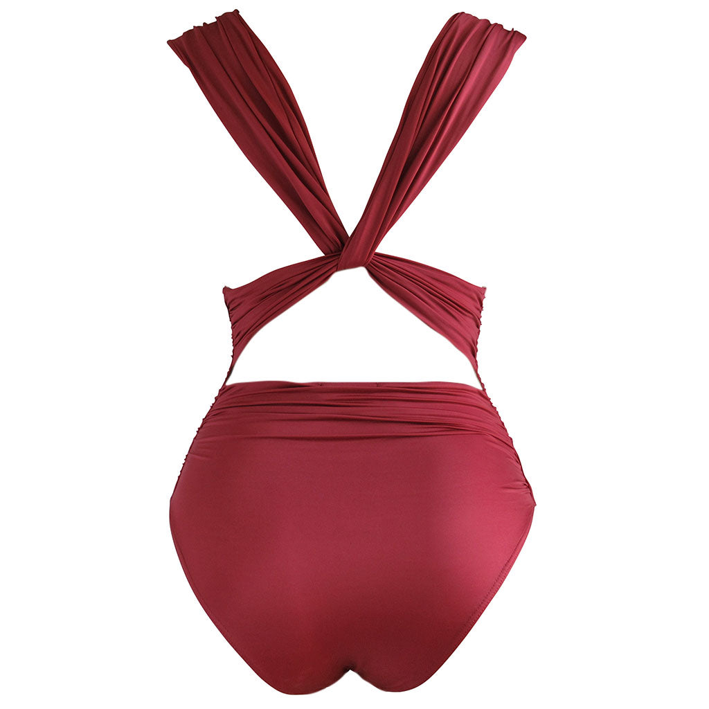 Brigitte Eli One Piece Women's Swimsuit  - Red
