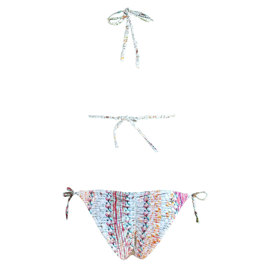 Cia Maritima White Lydia Triangle String Bikini