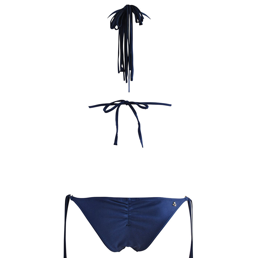 Cia Maritima Navy Tassel Triangle Top