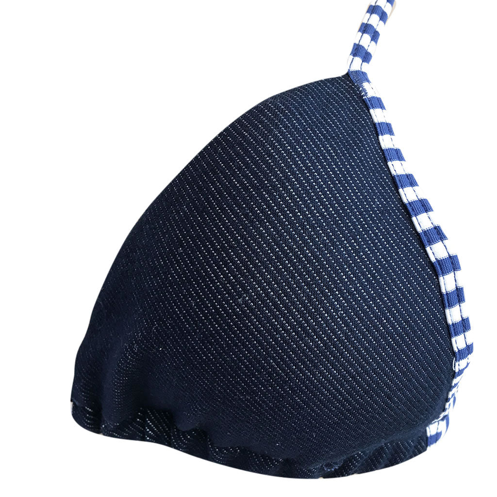 Liquido Denim Bikini - Blue Stripe