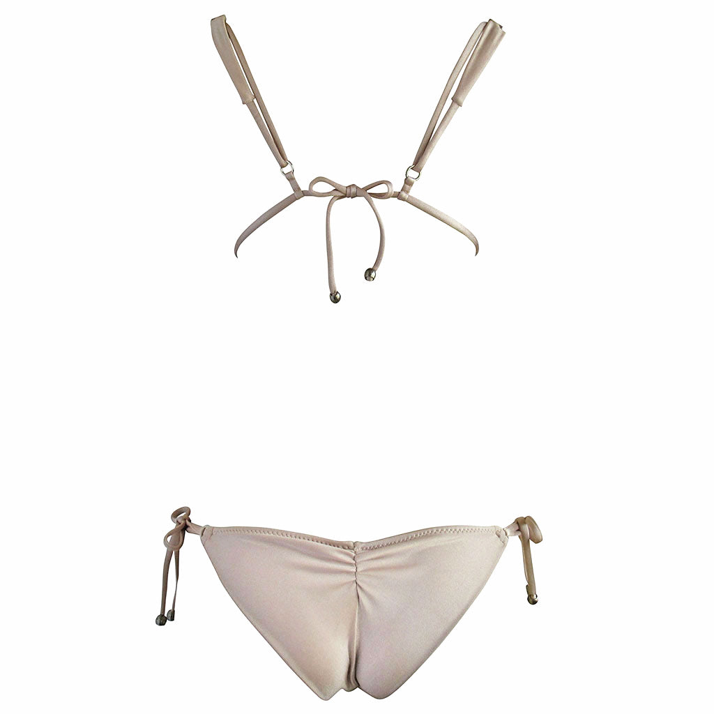 La Sirene Kai Triangle Top Bikini and String Bottom - Nude
