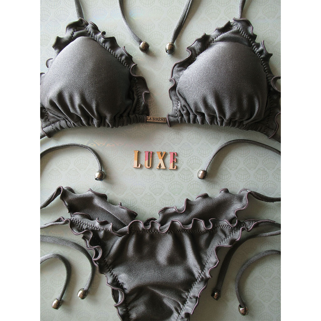La Sirene Sunshine Triangle Bikini - Charcoal