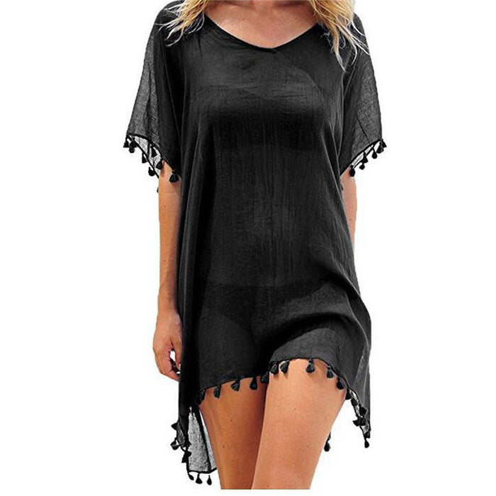 Tassels Beach Wear Women Swimsuit Cover Up Swimwear Bathing Suits Summer