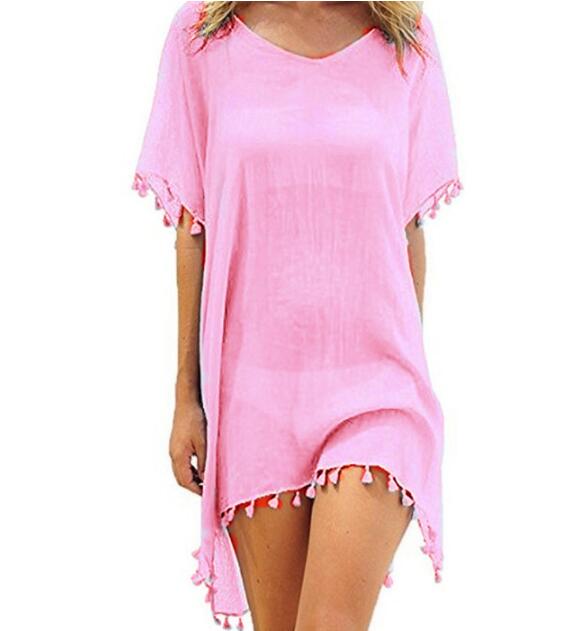 Tassels Beach Wear Women Swimsuit Cover Up Swimwear Bathing Suits Summer