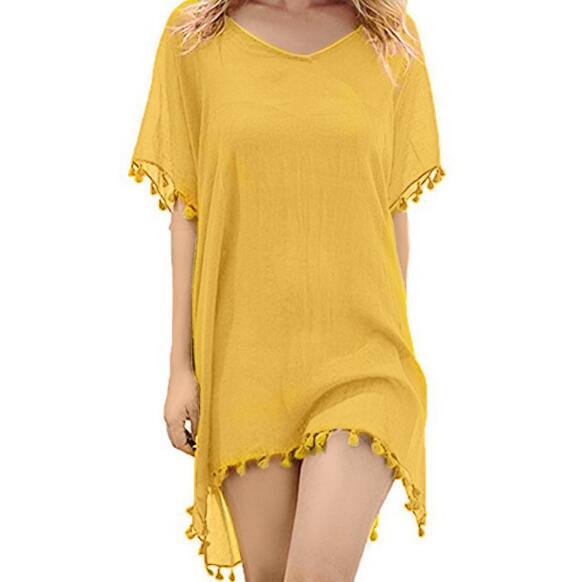 Tassels Beach Wear Women Swimsuit Cover Up Swimwear Bathing Suits Summer