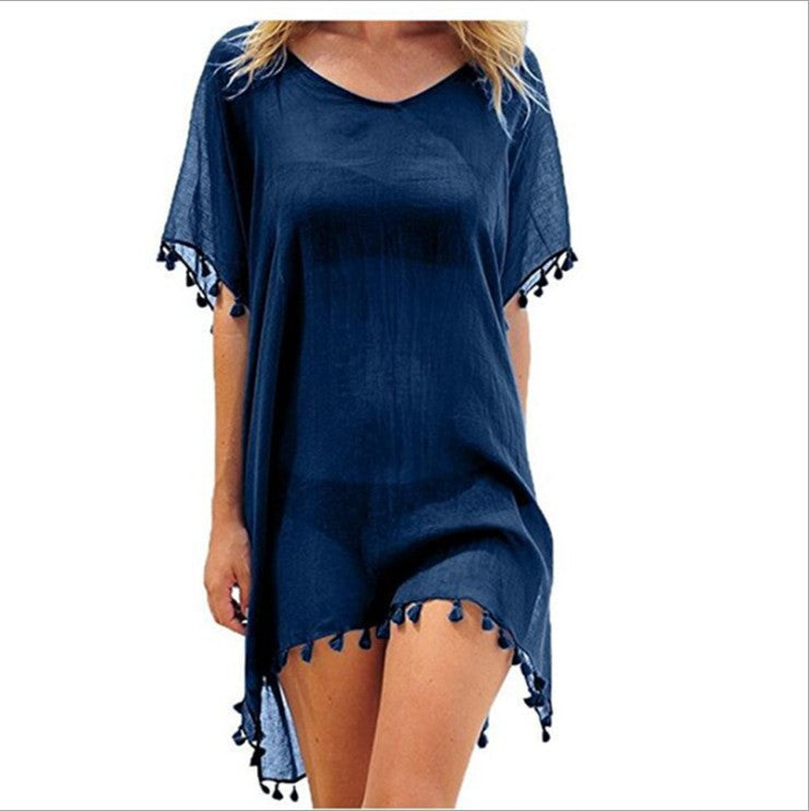 Tassels Beach Wear Women Swimsuit Cover Up Swimwear Bathing Suits Summer