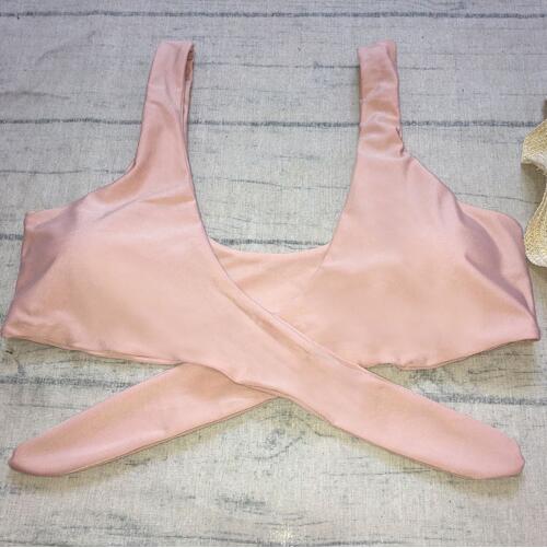 Bikini Set  Sexy Solid Bikini with Padded Tied Bowknot