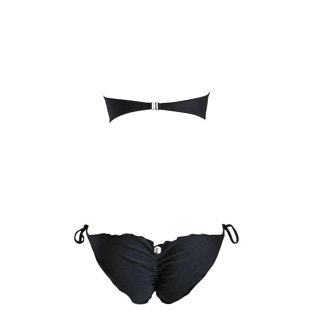 La Sirene Betin Bandeau Bikini - Black