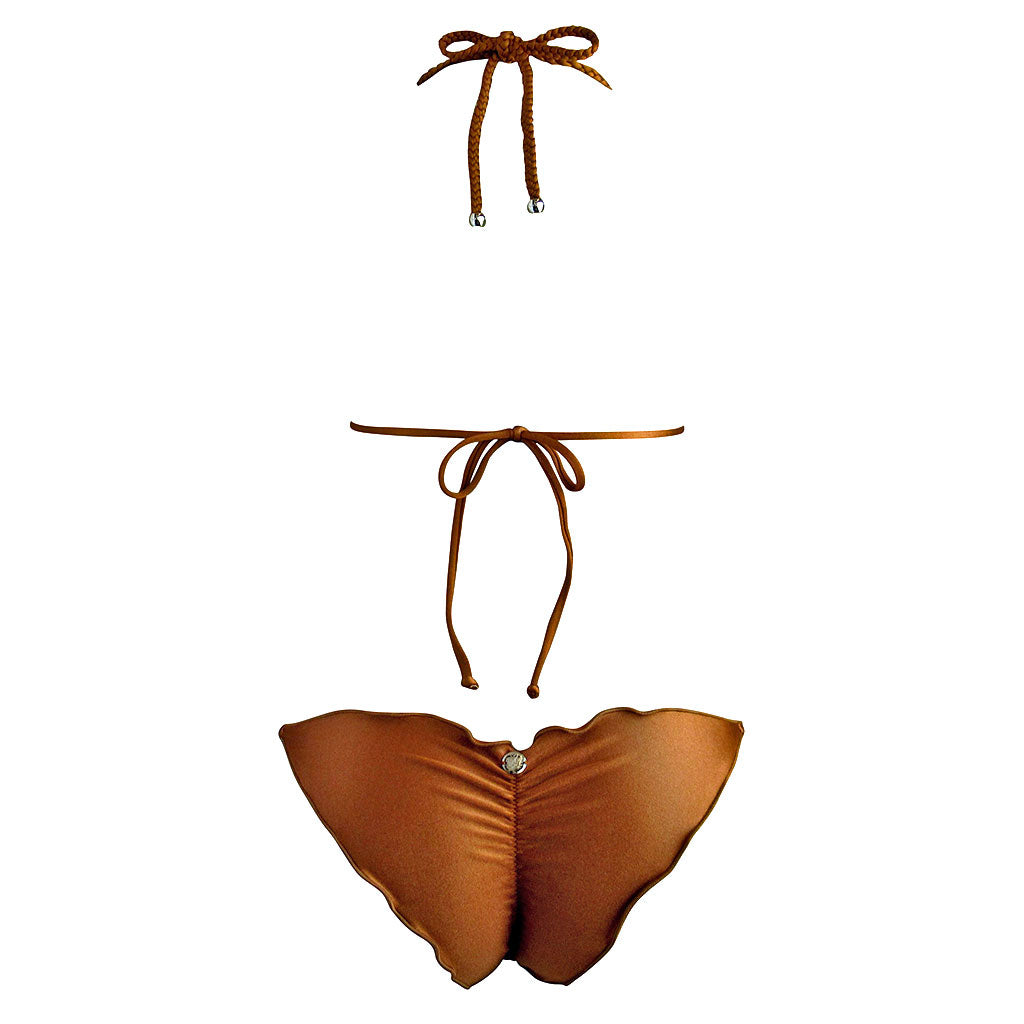 La Sirene Lila I Triangle Bikini - Copper / Rust / Orange