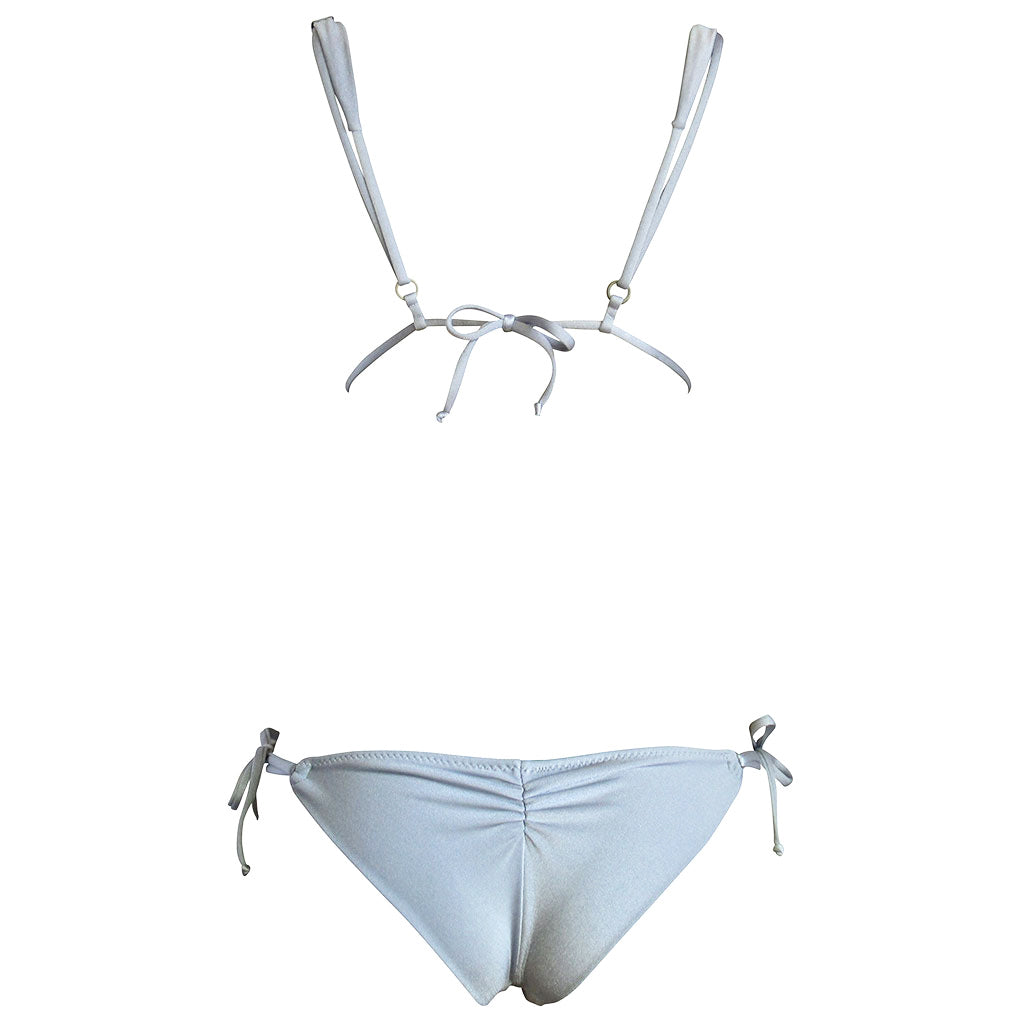 La Sirene Kai Triangle Top Bikini - Silver