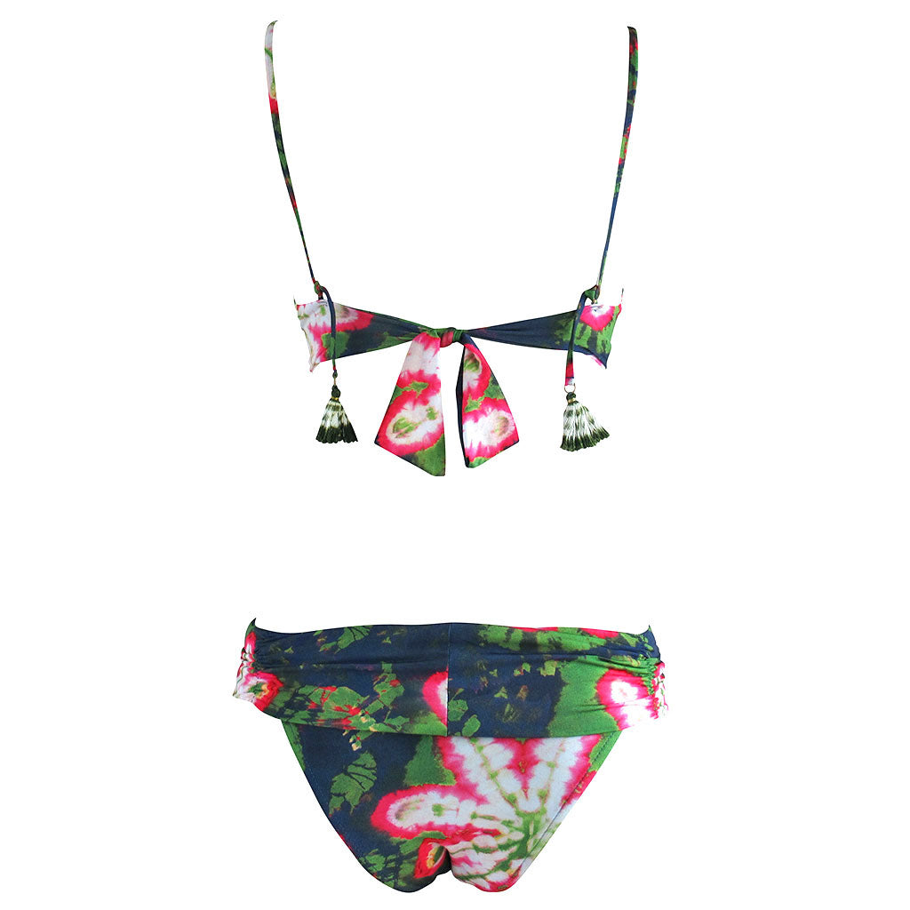 Salinas Marina Floral Underwire Bikini - Hipster Bottom