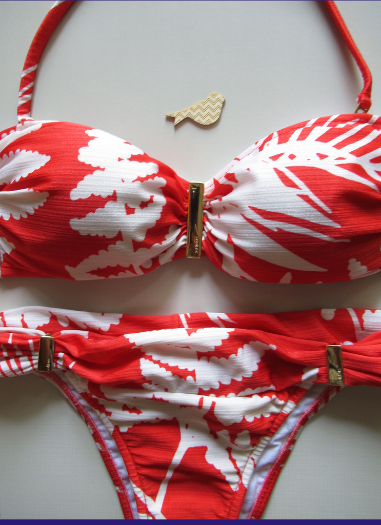 Bandeau top bikini brazilian